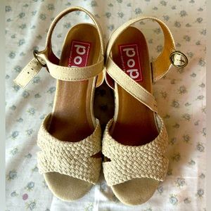 Beige Pop Woman’s Wedge Sandal